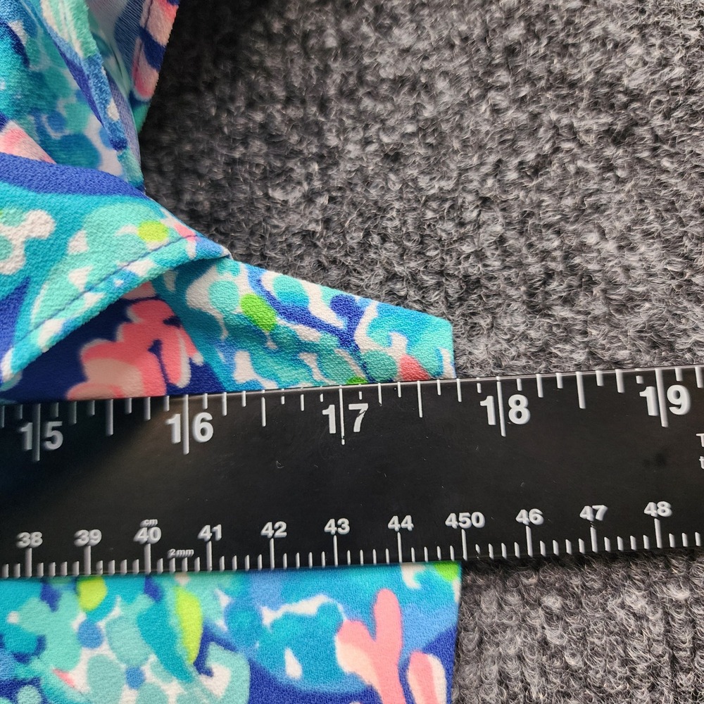 NWT Lilly Pulitzer Zoya Ruffle Sea Turtle Print Skort Romper Resort Size 8 - Picture 3 of 11